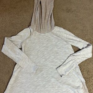 Free People FP Beach Cocoon Cowl Neck Pullover Beige One Body Top One Size